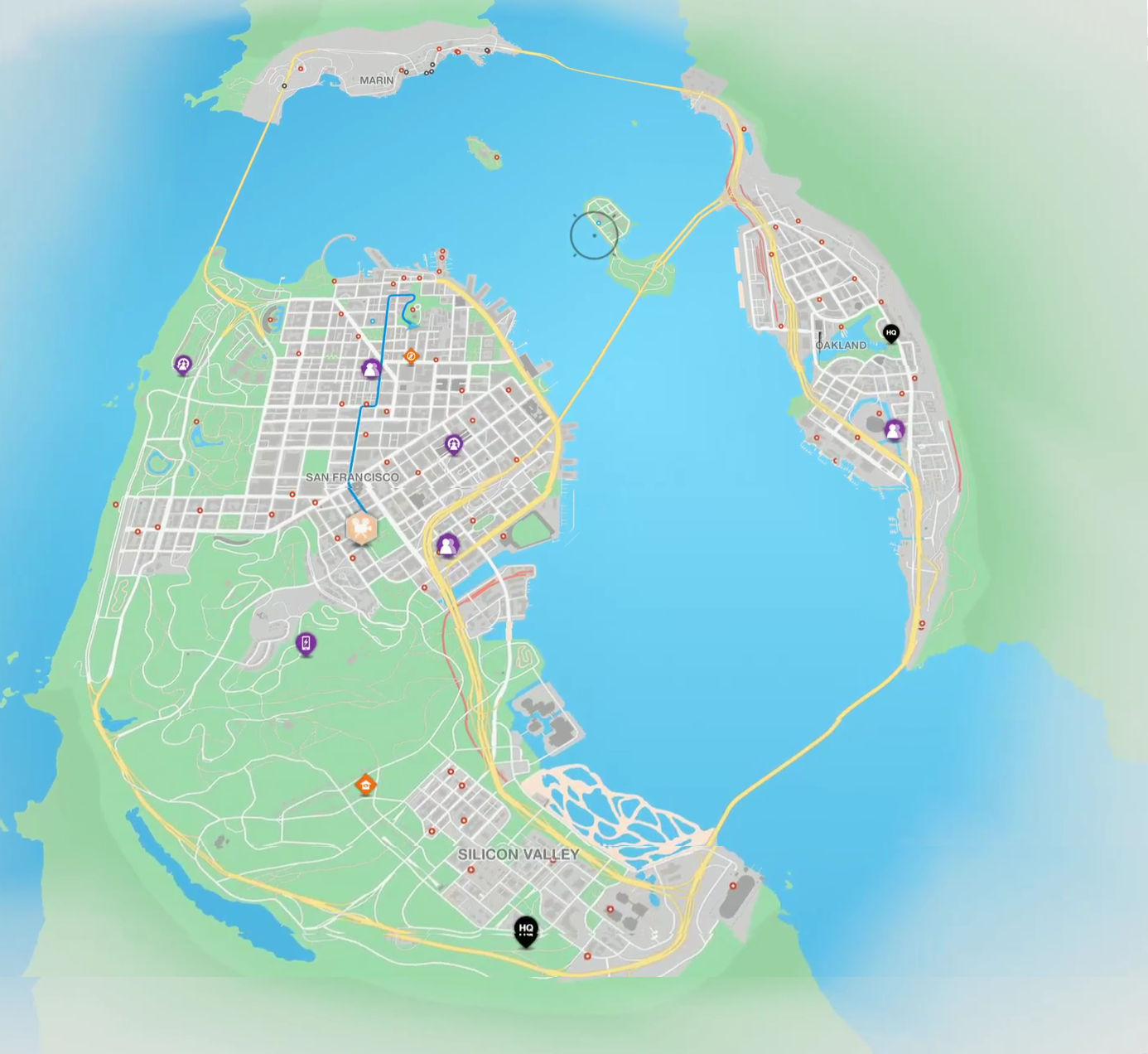 sleeping dogs definitive edition map