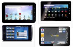 Comparison table of the popular tablets