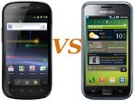 Nexus S contre Samsung Galaxy S